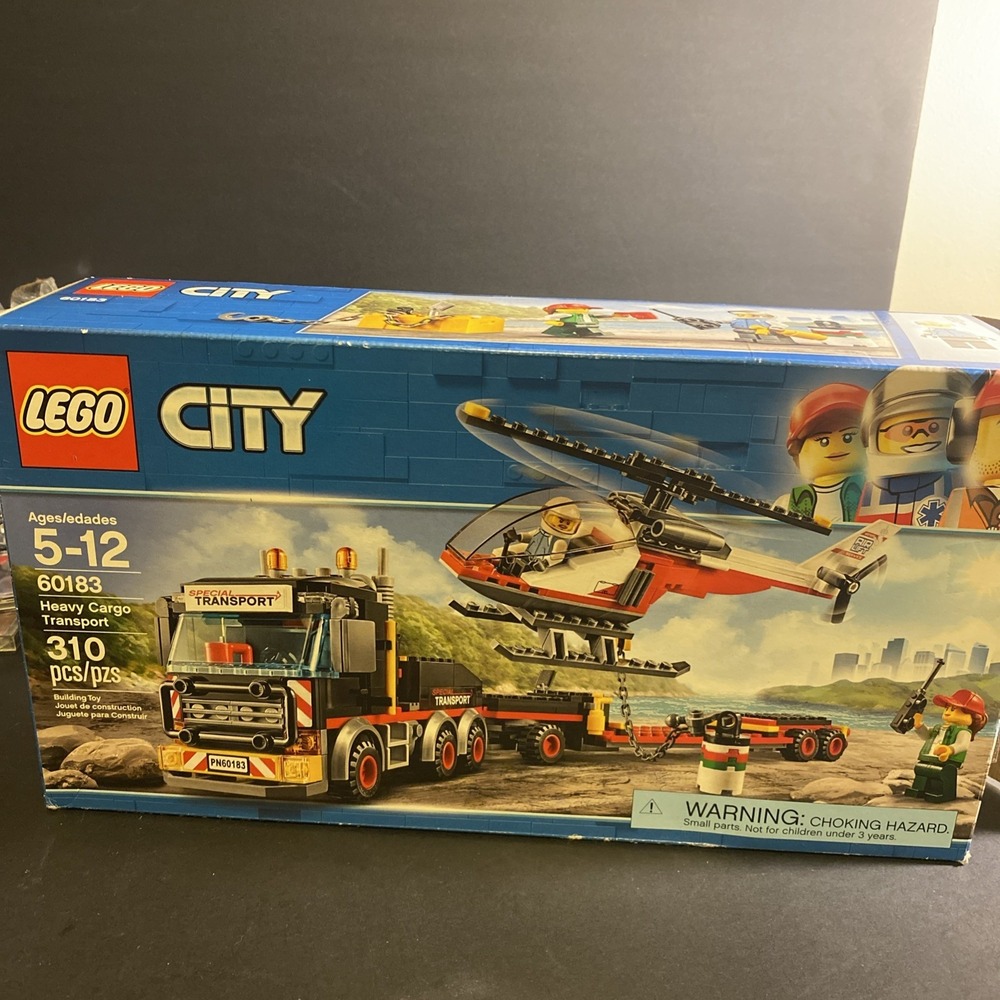 LEGO City 60183 Heavy Cargo Transport, New Open Box